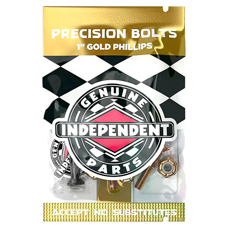 Independent Skateboard Cross Bolts Screws Silver Phillips 1"