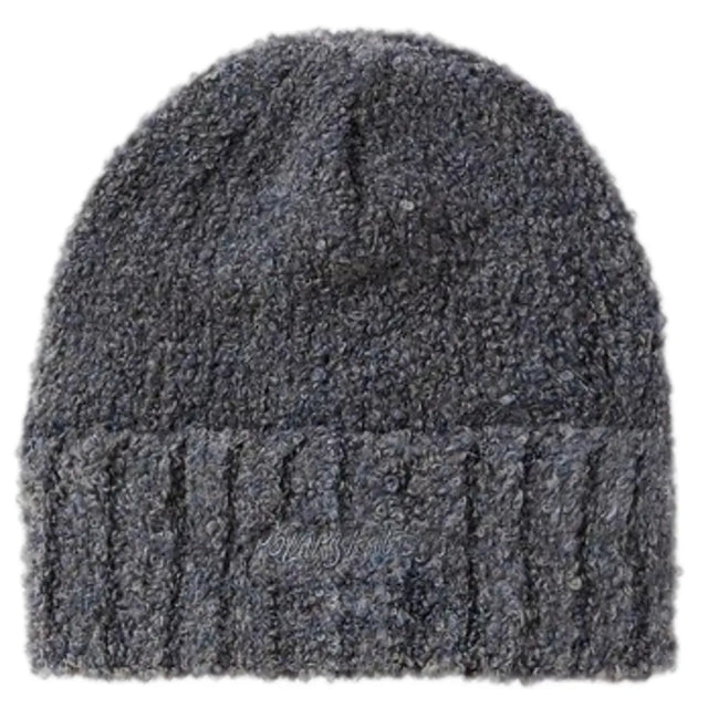 Polar Fluffy Grey Blue Beanie