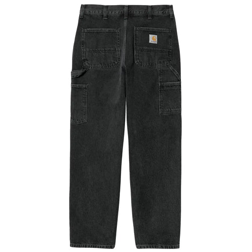 SINGLE KNEE PANT CARHARTT BLACK DENIM STONE WASHED