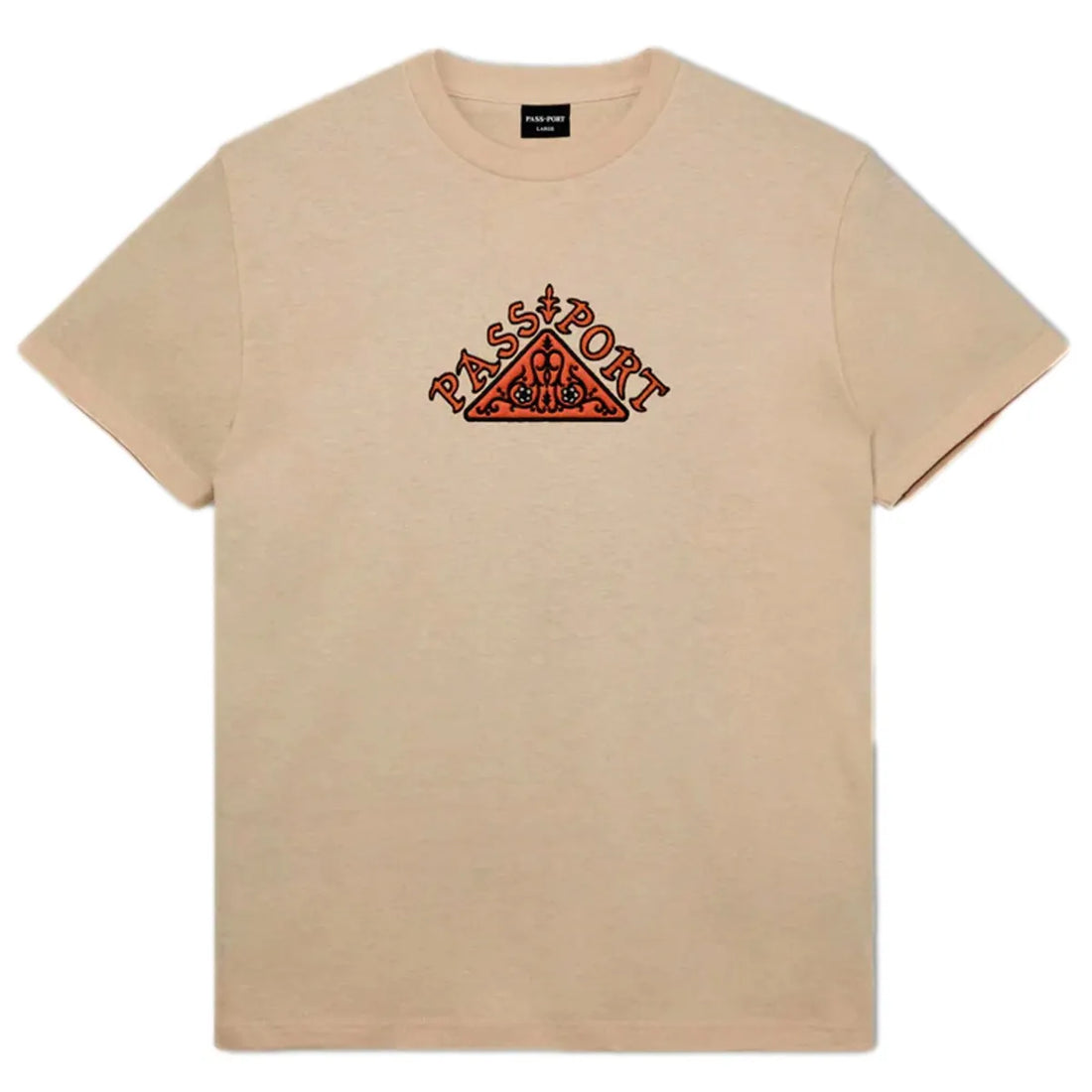 Pass port t-shirt manuscript tee sand