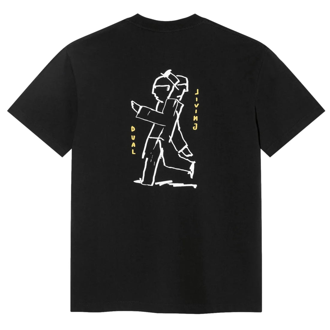 Polar skate co. black dual living t-shirt