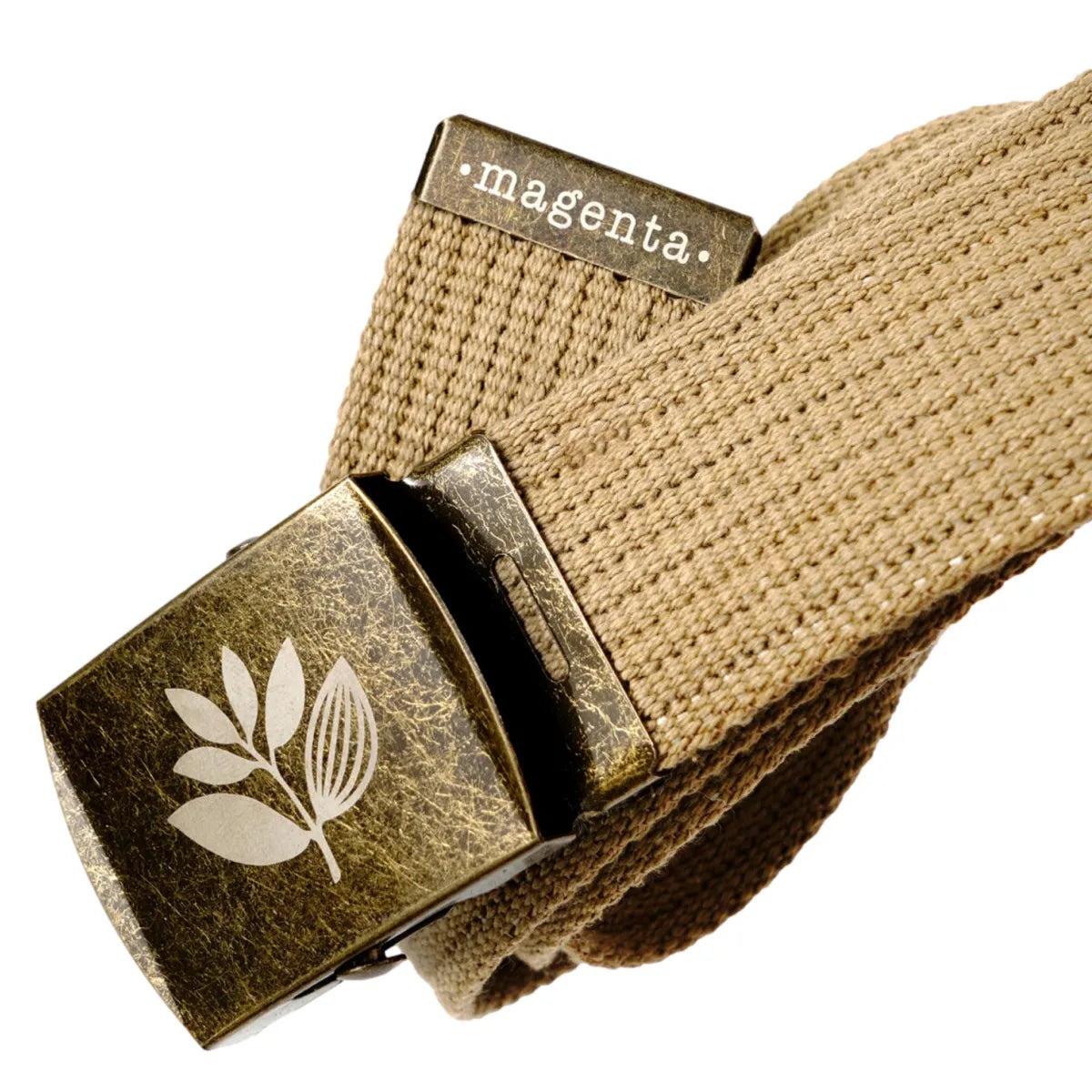 Magenta belt plant clip beige