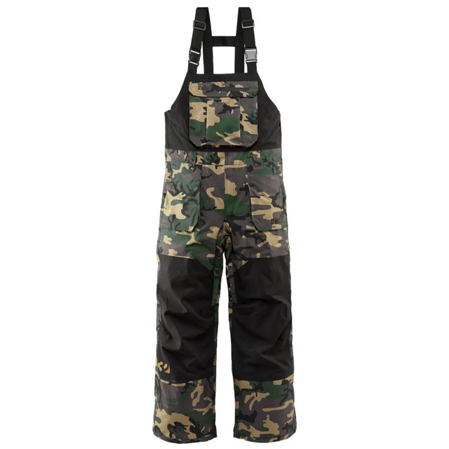 Thirty two basement camo bib