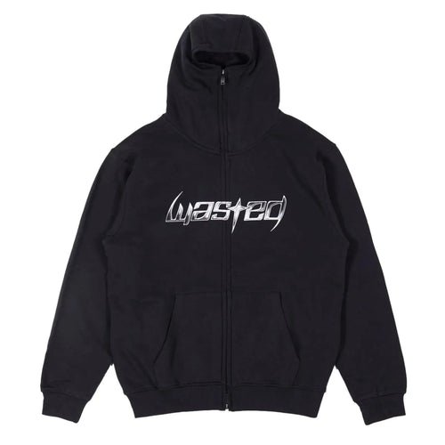 wasted paris blade balaclava zip hoodie