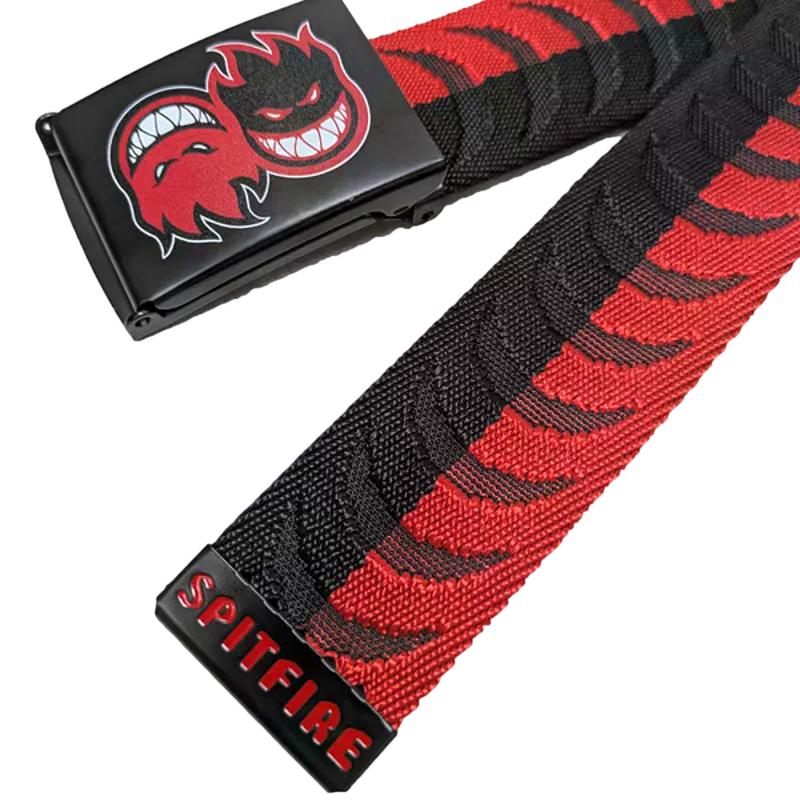 Spitfire Eternal Crescent Jacquard Web Belt Black/Red