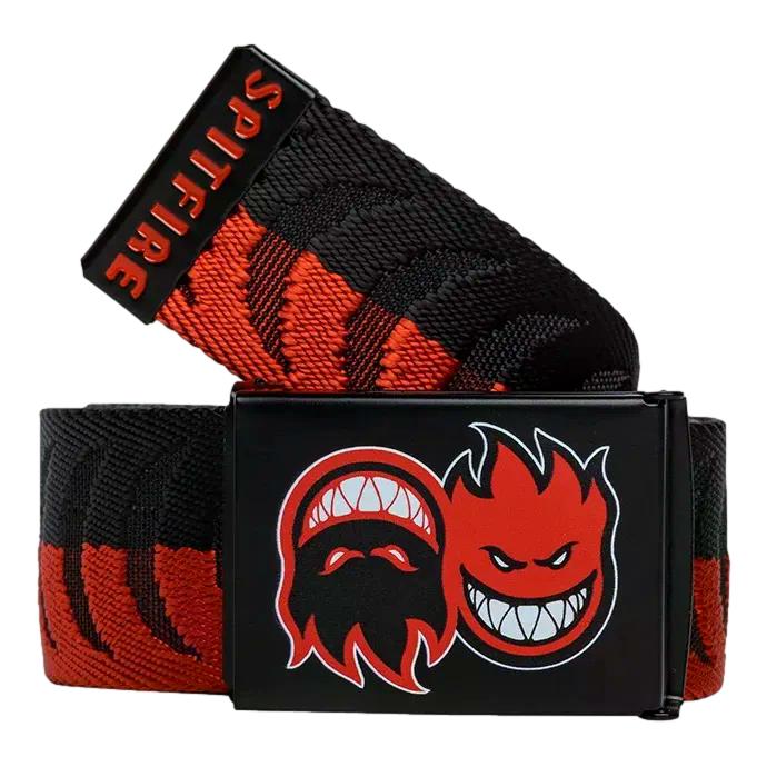 Spitfire Eternal Crescent Jacquard Web Belt Black/Red