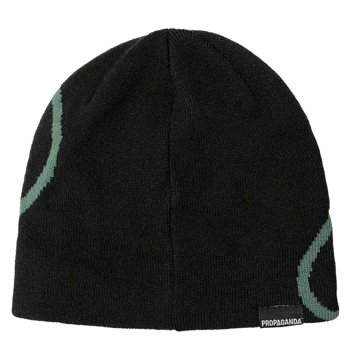 Propaganda Beanie Logo Spin Black White