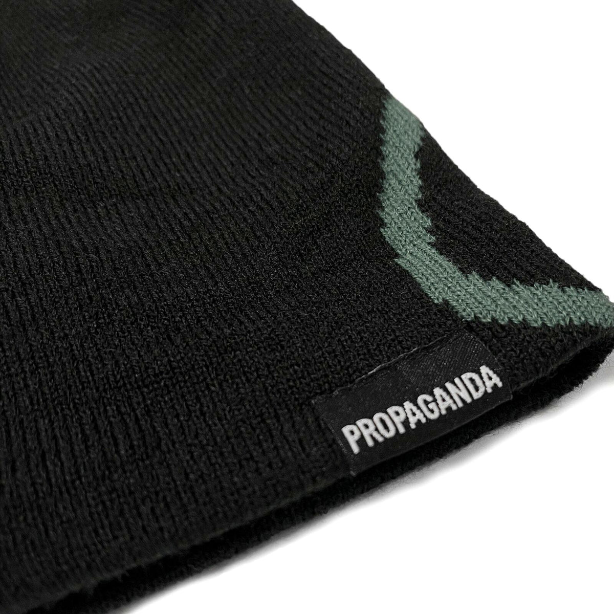 Propaganda Beanie Logo Spin Black White