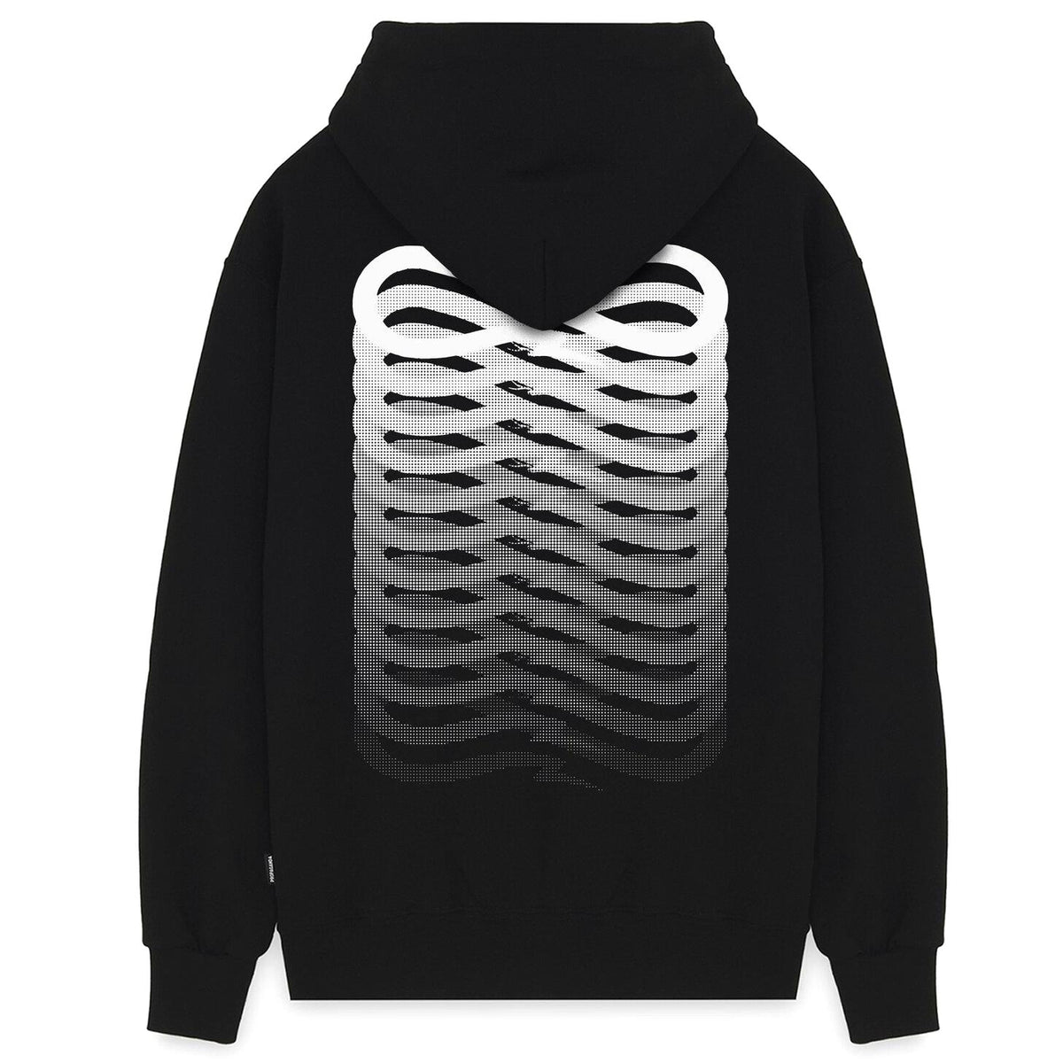 Propaganda Ribs Hoodie Black