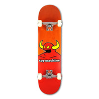 TOY MACHINE ORANGE SKATEBOARD COMPLETO MONSTER 8.0"