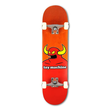 TOY MACHINE ORANGE SKATEBOARD COMPLETO MONSTER 8.0"