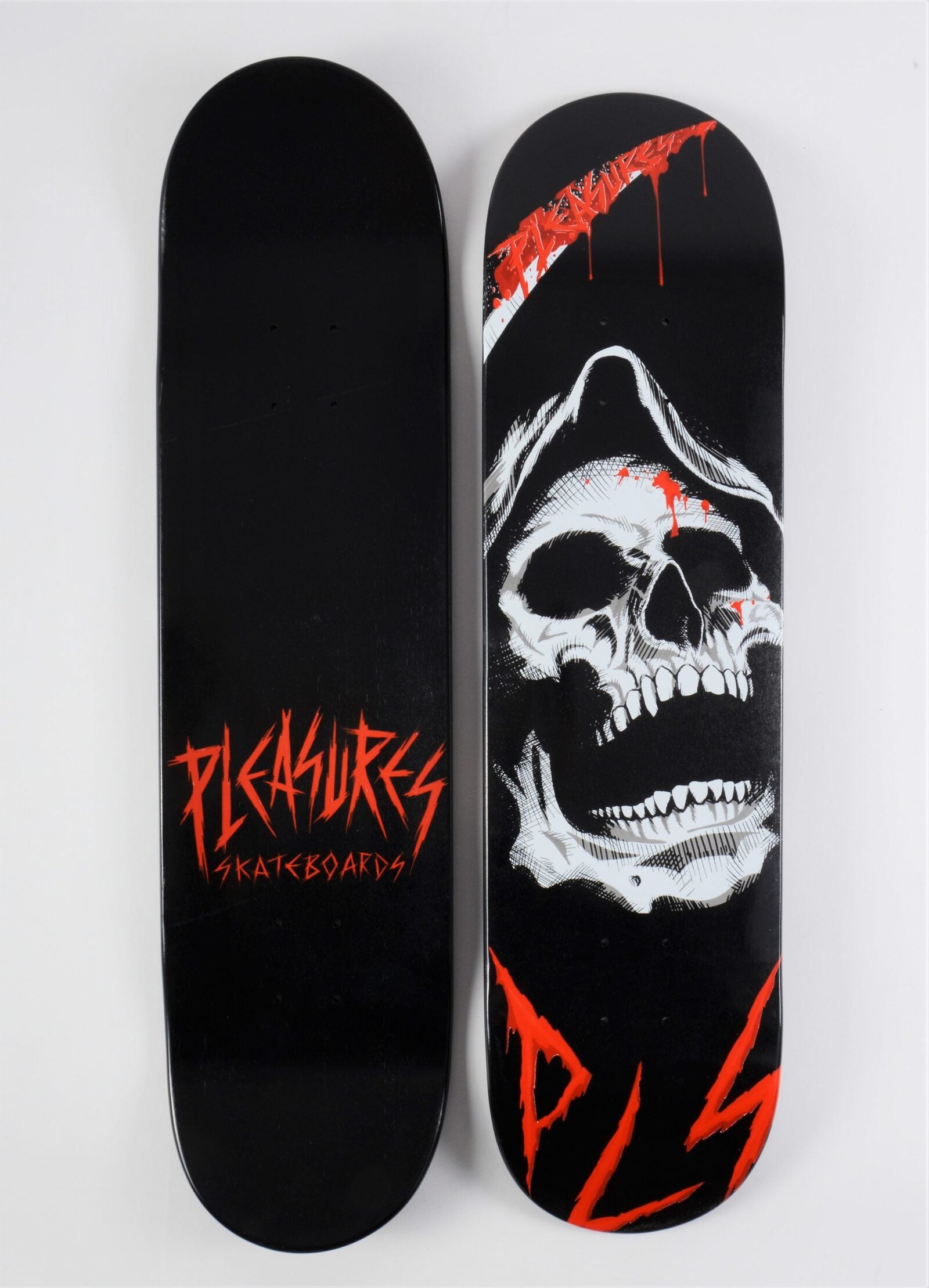 Pleasures Skateboards Black Death Tavola 7.75"
