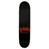 PLEASURES SKATEBOARDS BLACK DEATH DECK 7.75"