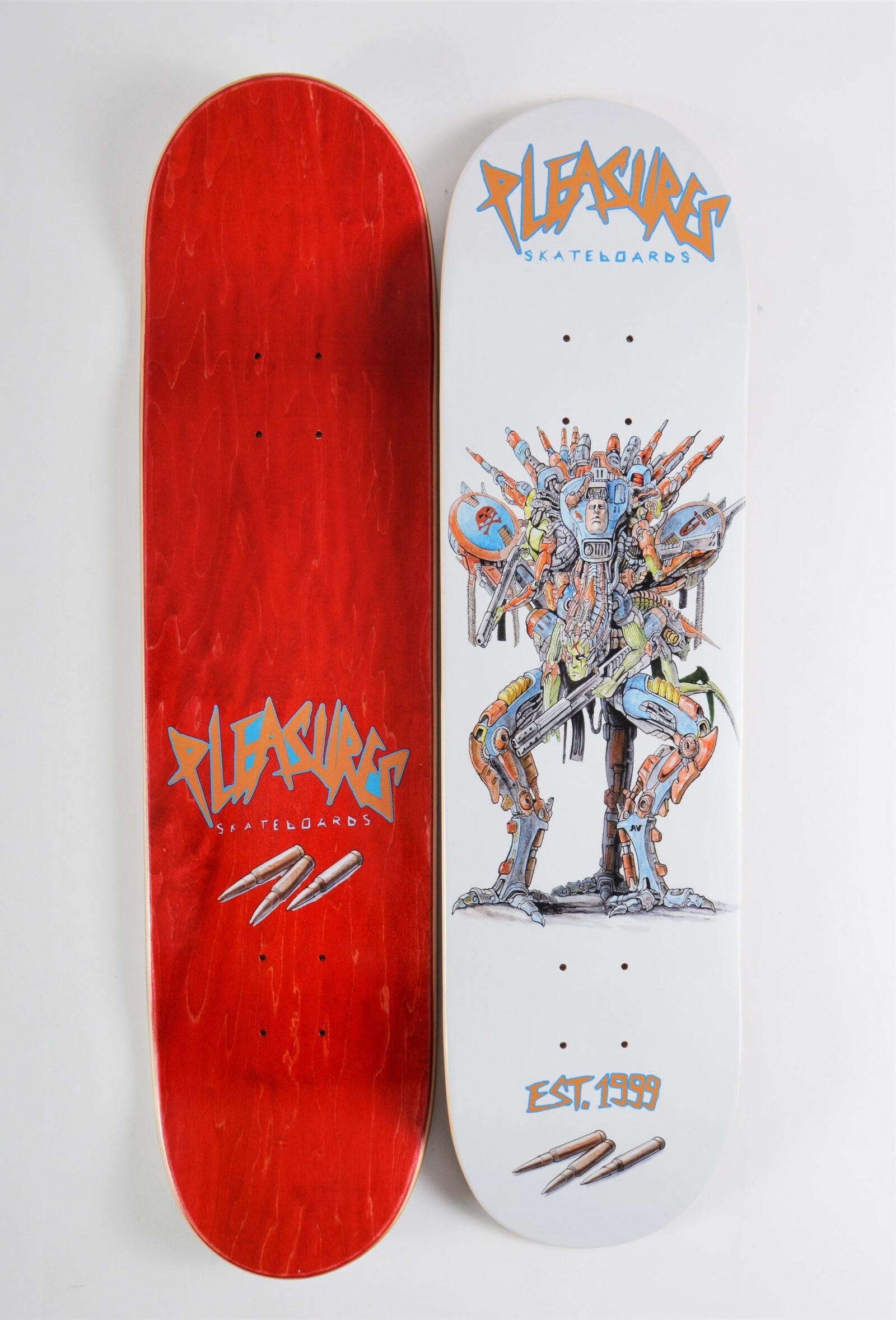 Pleasures Skateboards Kill Them All Tavola 8.0"