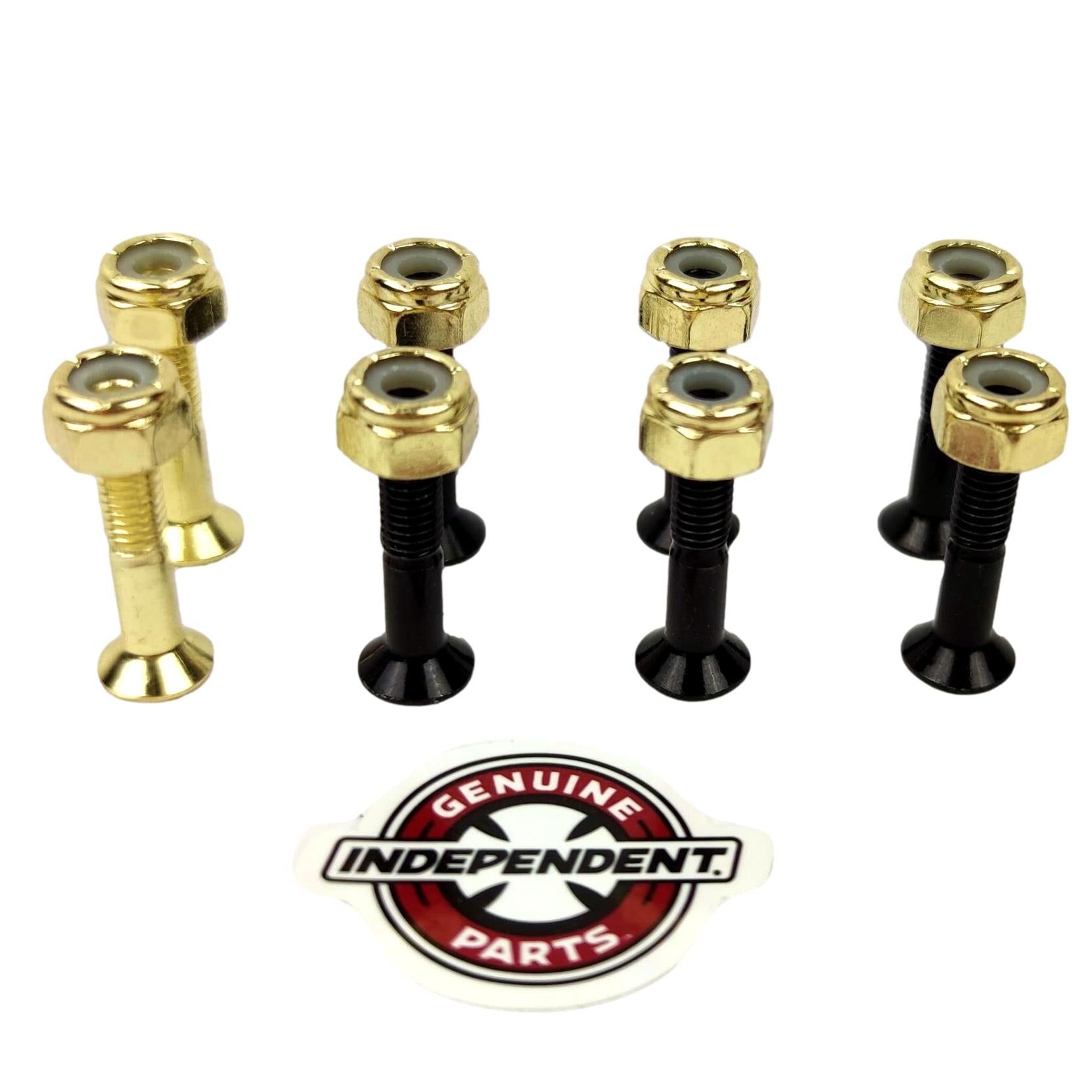 Independent Skateboard Cross Bolts Gold Viti Phillips 1"
