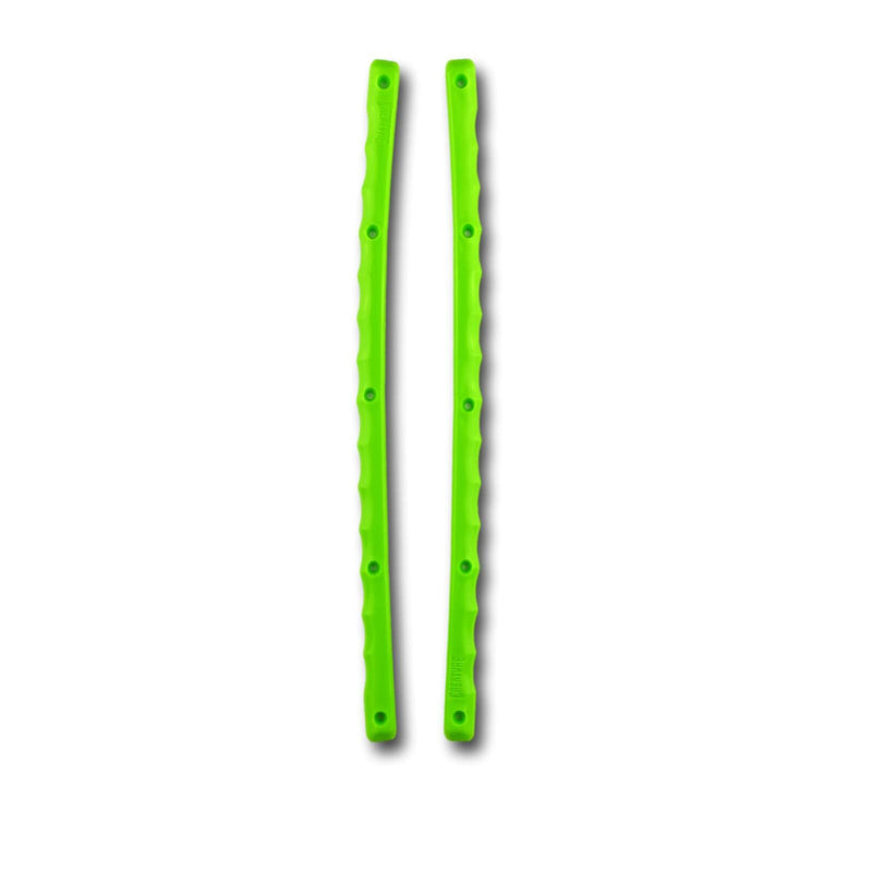 CREATURE SKATEBOARD SERRATED RAILS GREEN