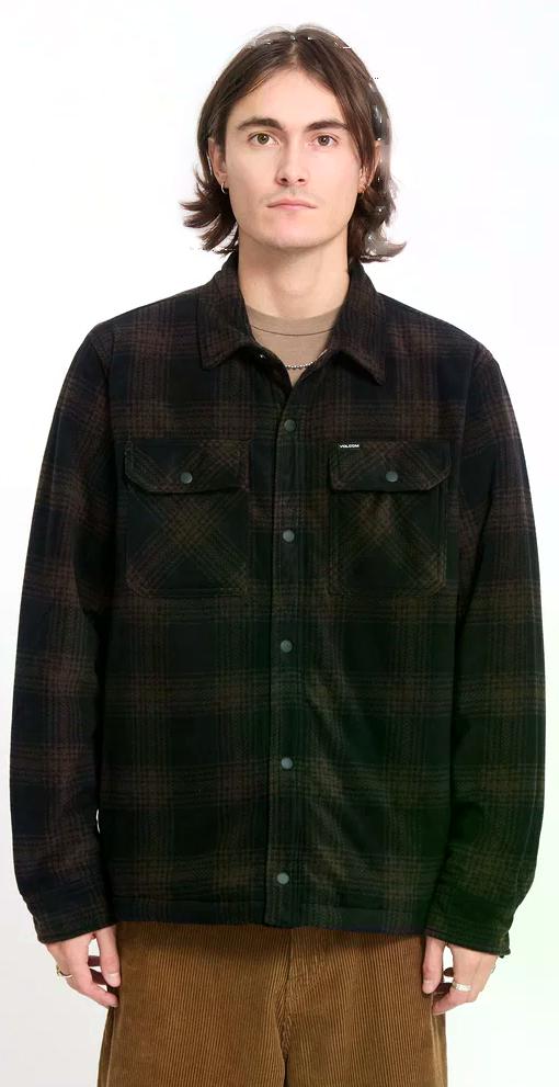 Volcom Bowered 2 Fleece Shirt Cacao