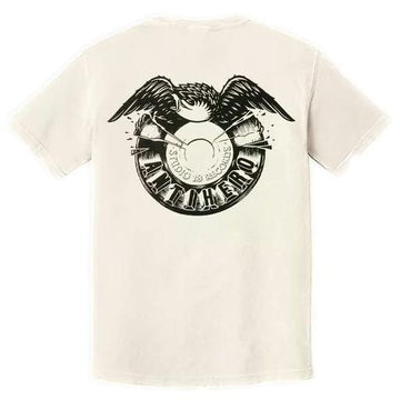 Spitfire Bighead EMB Stripe Burgundy T-Shirt