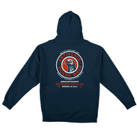 Sweat à capuche Thrasher X Anti Hero Cover the Heart Ash Grey
