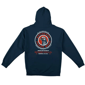 Sweat à capuche Thrasher X Anti Hero Cover the Heart Ash Grey
