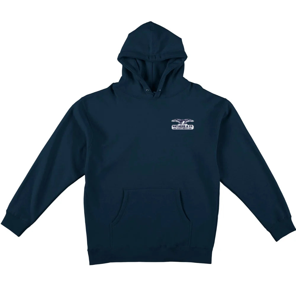 Sweat à capuche Thrasher X Anti Hero Cover the Heart Ash Grey