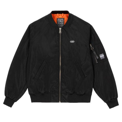 Propaganda Bomber Jacket Logo Atom Black
