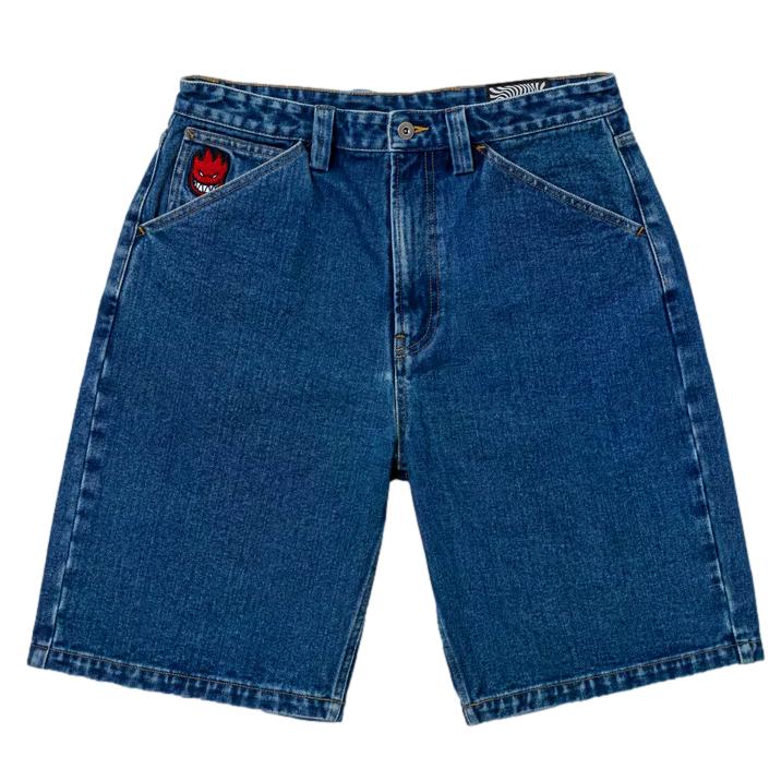 Spitfire Bighead Fill Denim Short Medium Stone Wash