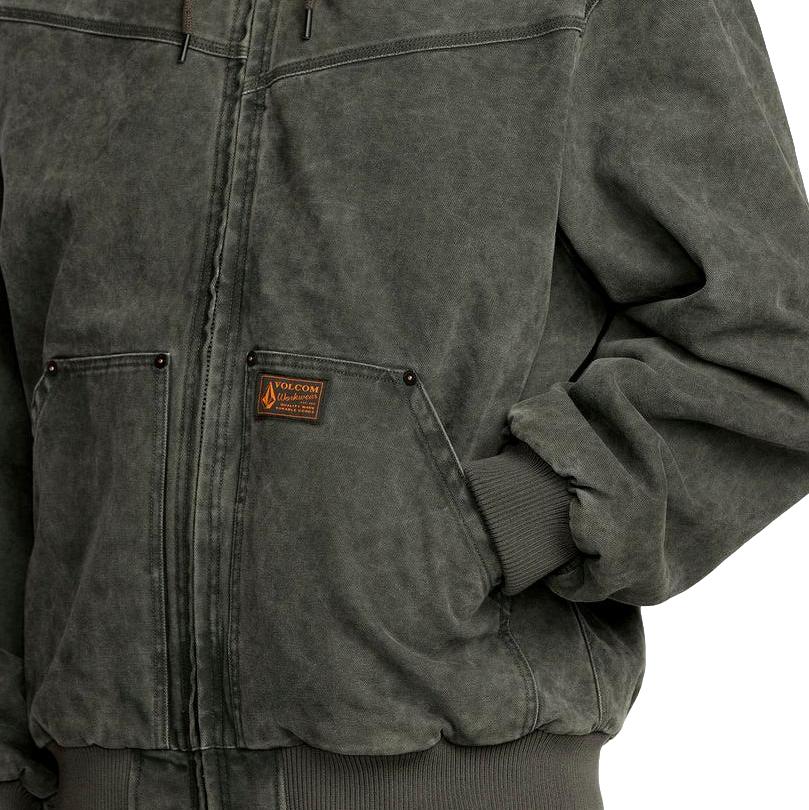 Camisa de manga larga Volcom Zander Dark Khaki