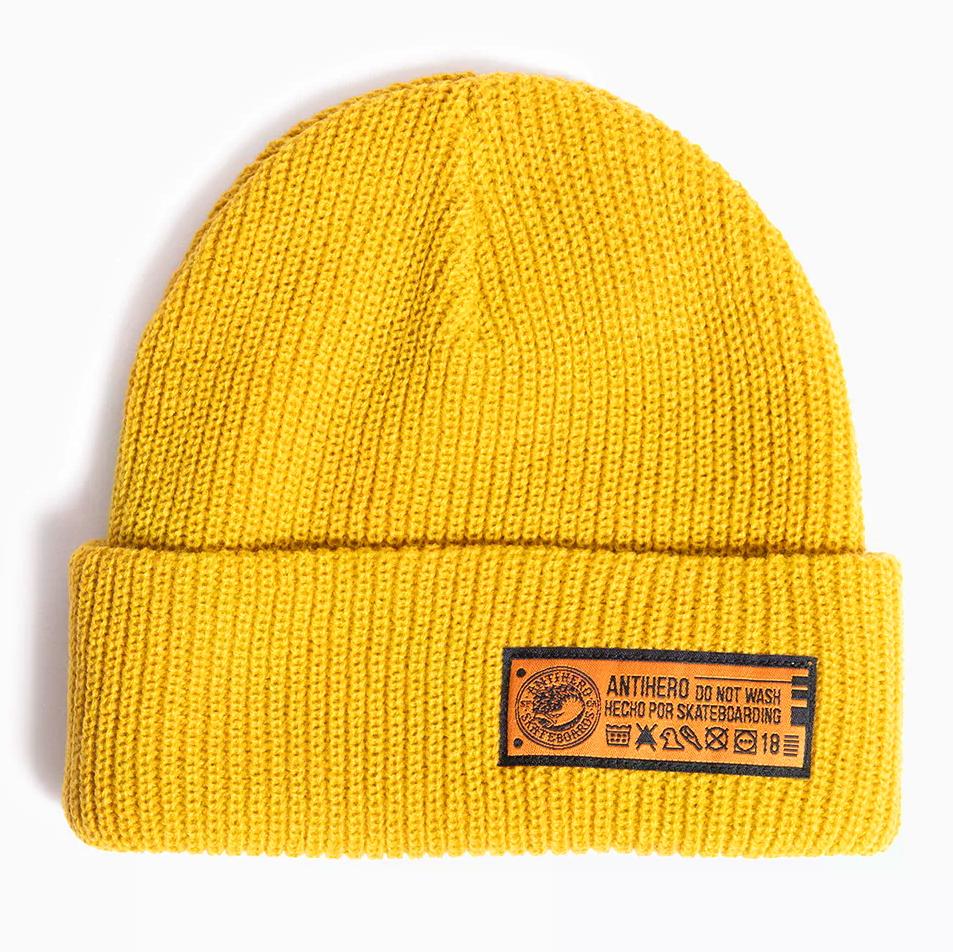 Antihero Do Not Wash Beanie Yellow
