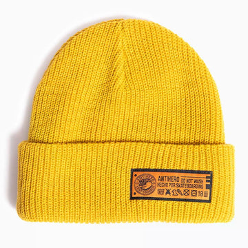 Antihero Do Not Wash Beanie Yellow