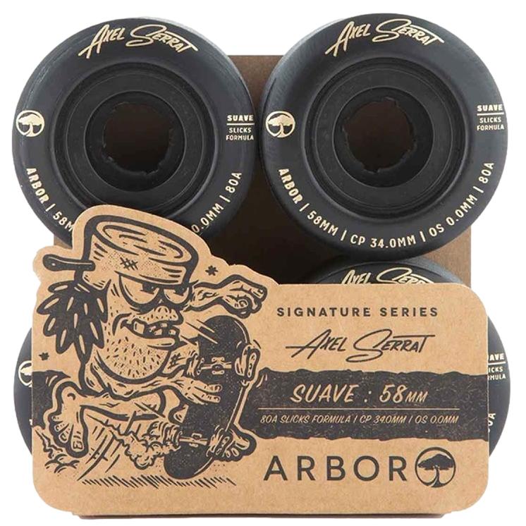 Arbor Axel Serrat Suave 80A Skateboard-Rollen