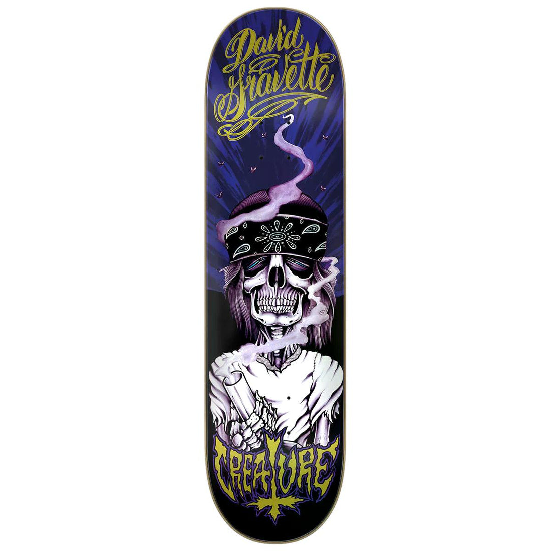 Creature Skateboards Hippie Skull 20th Pro Deck 8.3