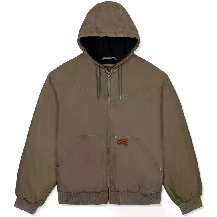 Camisa de manga larga Volcom Zander Dark Khaki