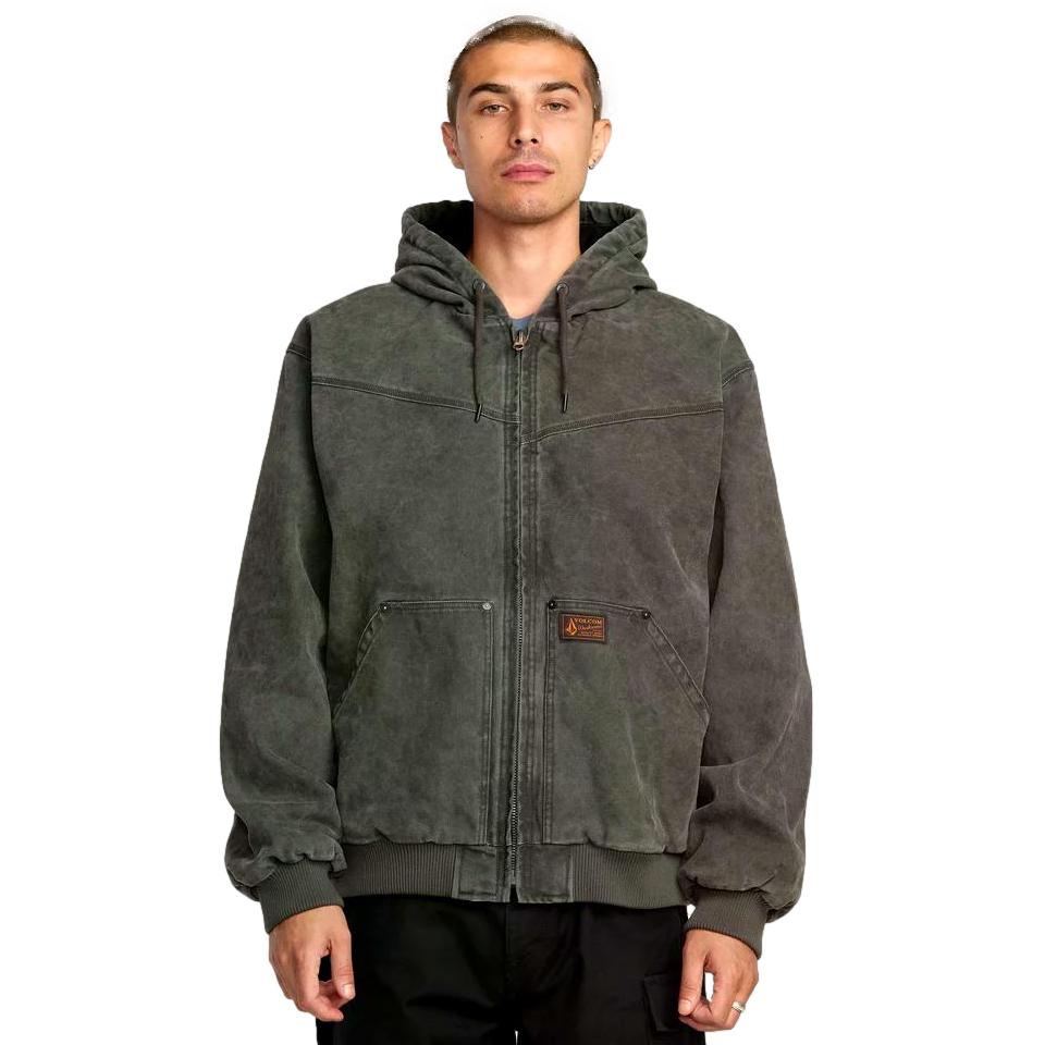Camisa de manga larga Volcom Zander Dark Khaki