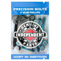 Independent Skateboard Cross Bolts Schrauben Silber Phillips 1"