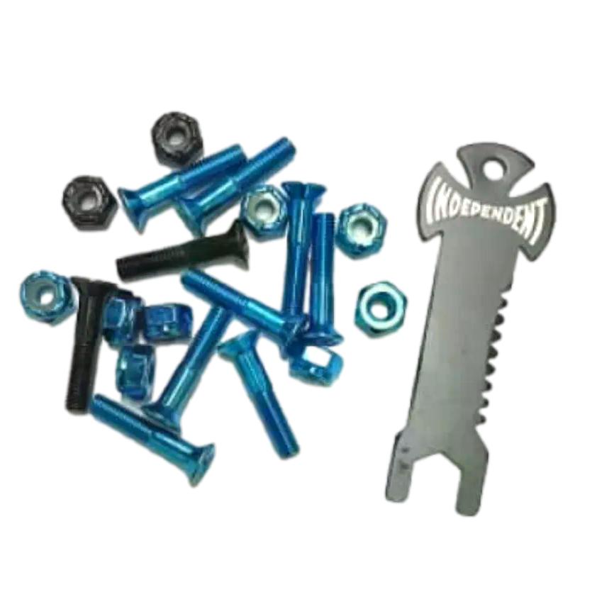 Independent Skateboard Cross Bolts Schrauben Silber Phillips 1"