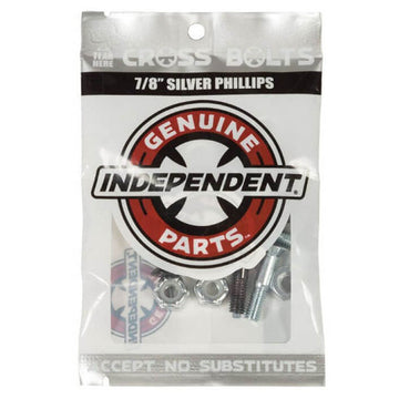 Independent Skateboard Silver Cross Bolts Phillips-Schrauben 7/8"