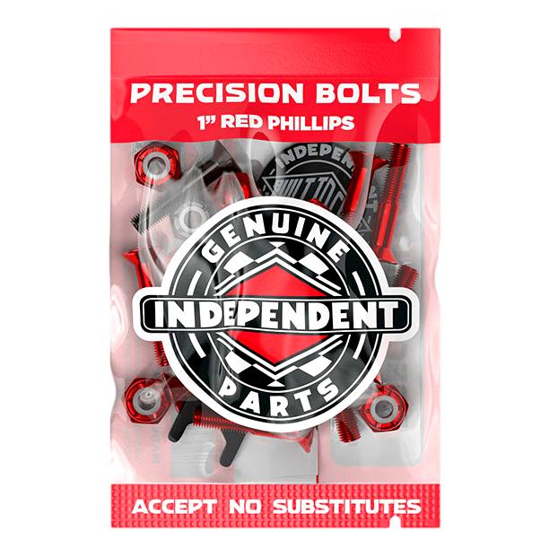 Independent Skateboard Cross Bolts Schrauben Silber Phillips 1"