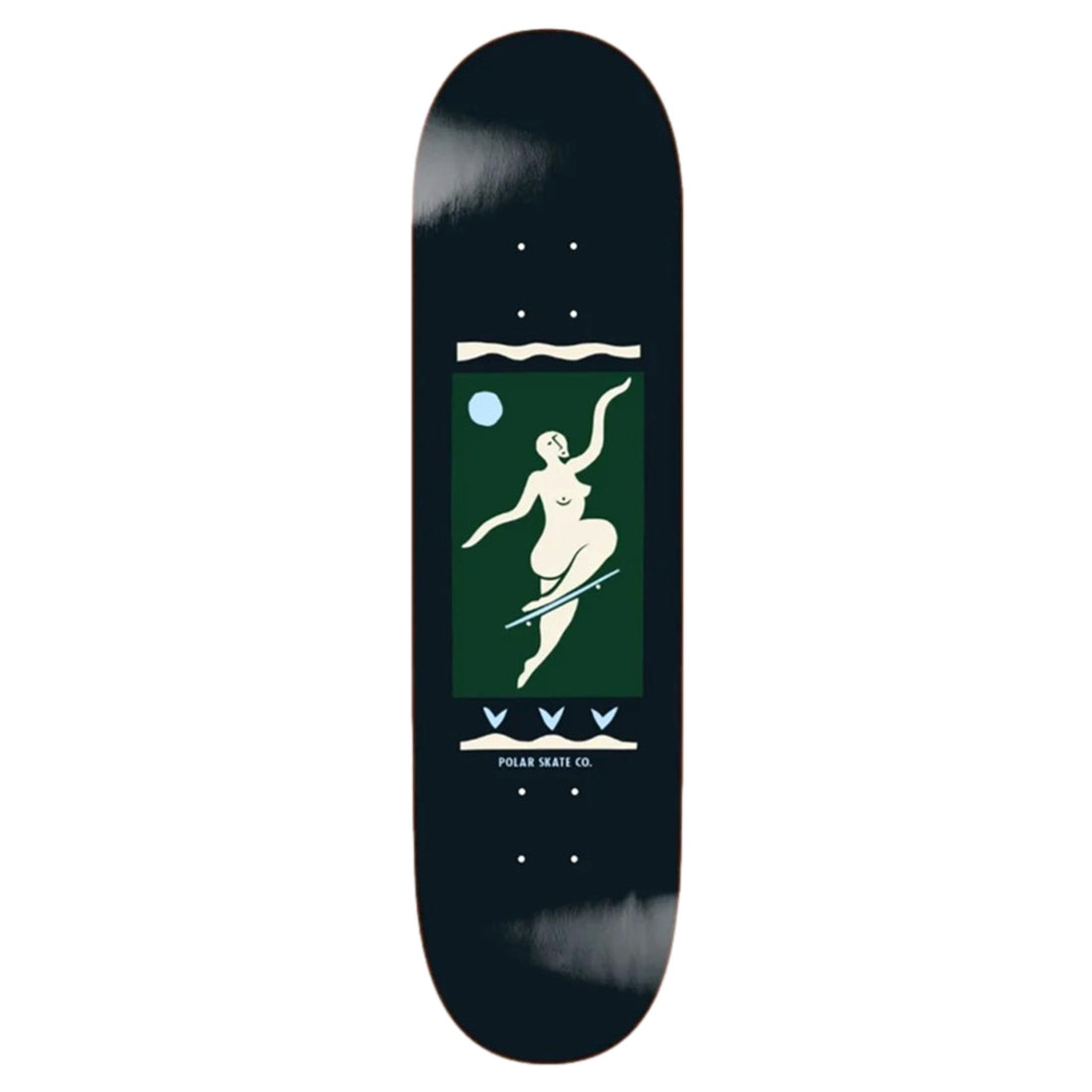 Polar Skate Co. Team Deck No Comply Charcoal