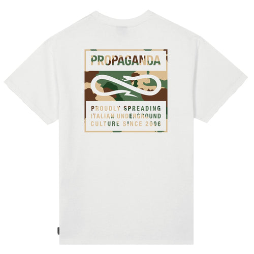 Propaganda Label Camo TEE White
