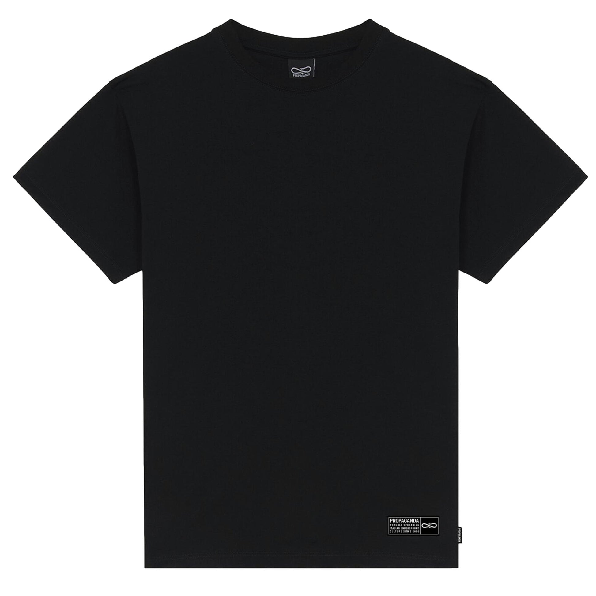 Propaganda Label Rust TEE Black