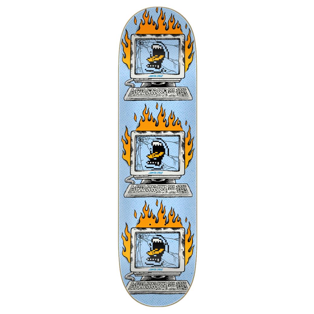 Santa Cruz Team Self Destruct Skateboard Deck 8.25"