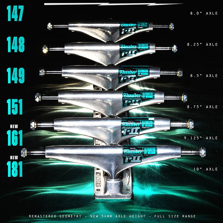 truck skate thunder nuovo modello t2