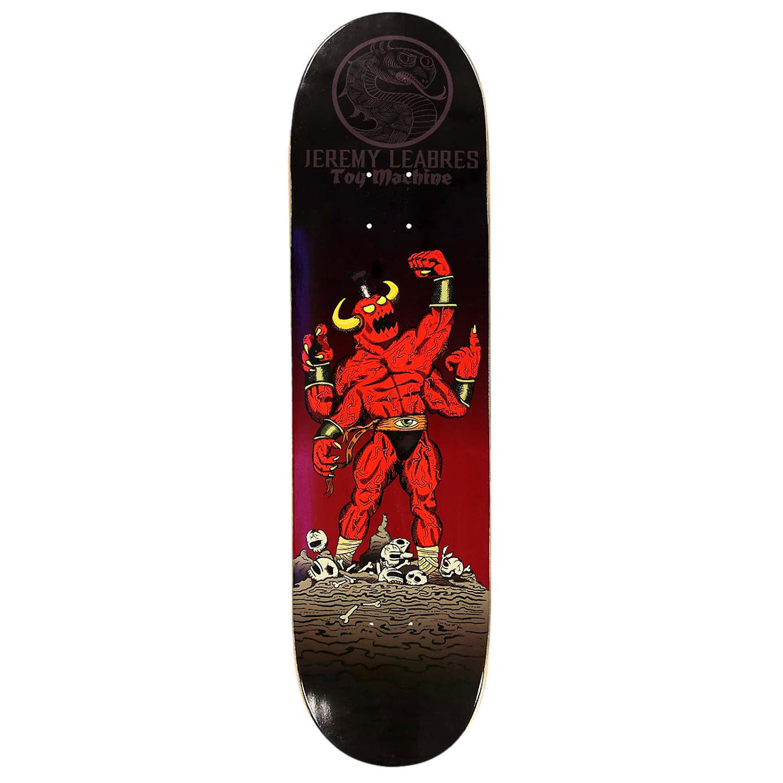 Toy Machine Jeremy Leabres Death Fight Skateboard-Deck 8.25"
