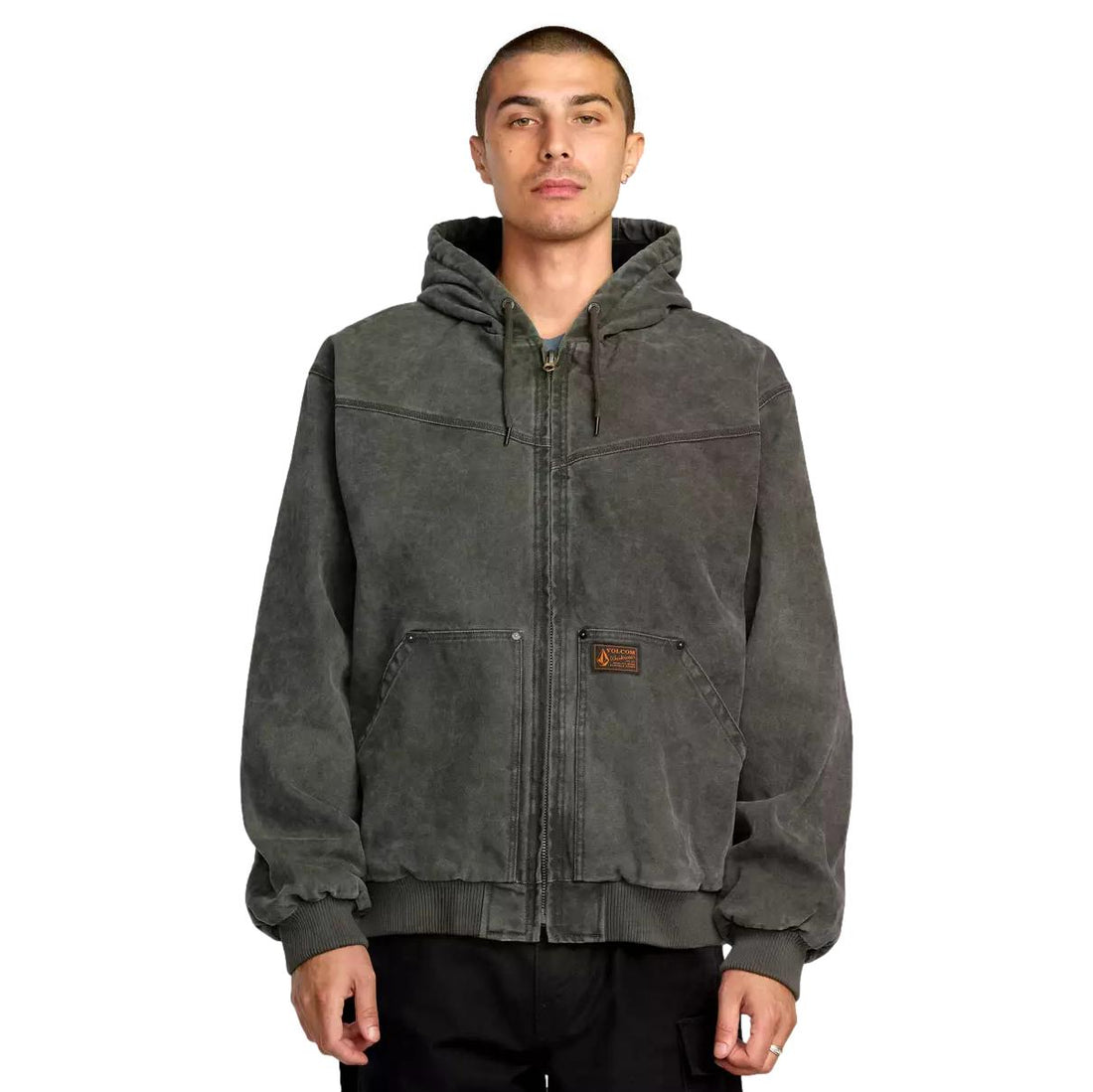 Camisa de manga larga Volcom Zander Dark Khaki