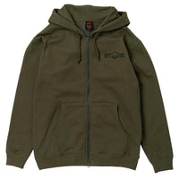 Spitfire LTB Arch Emb Zip Hoodie Olive