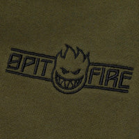 Spitfire LTB Arch Emb Zip Hoodie Olive